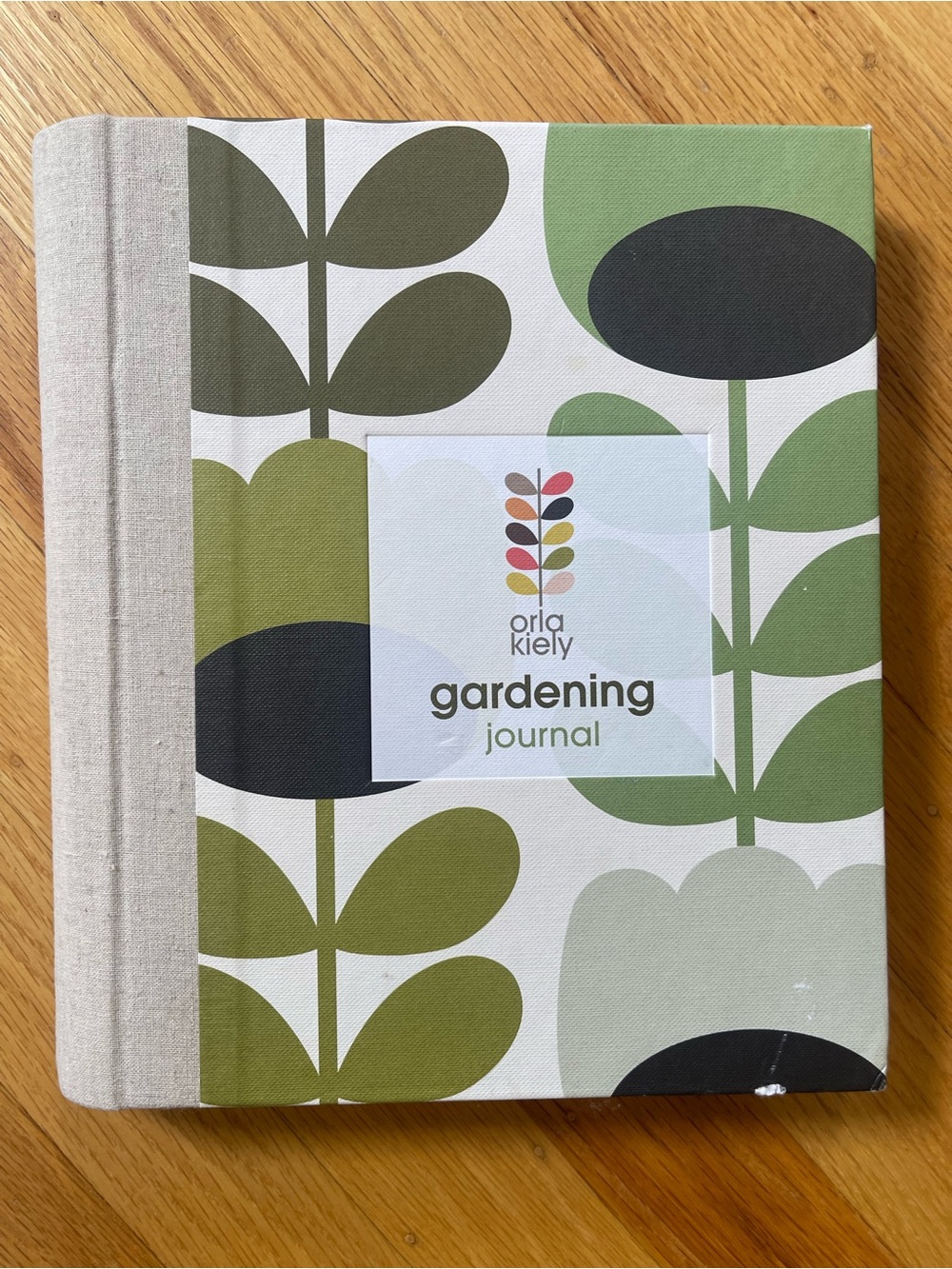 Rare Orla Kiely Green Gardening Journal - Hardcover - Unused